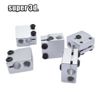 25Pcs 3D Printer Volcano Hot End Eruption Heater Block Heating Block 1.75 3Mm Filament Extruder J-Head Aluminium Heater Block