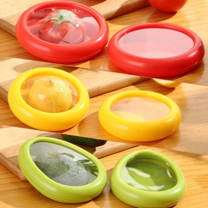 4-pcs-vegetable-crisper-pod-for-avocado-lemon-tomato-saver-and-storage-keep-reusable-containers