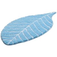 Cute Doormat for Kids - Microfiber Absorbent Bathroom Mats Front Door Mat Carpet Floor Rug Leaf Shape