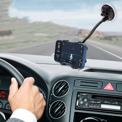New 360° Rotating Car Phone Holder Universal Dashboard Mount Car Holder GPS Phone Stands Auto Accessories Car Phone Holder Car Mounts