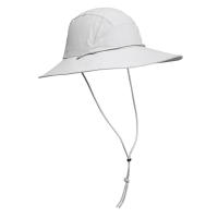 หมวกกันรังสียูวีเพื่อการเทรคกิ้งบนภูเขาสำหรับผู้หญิง สีเทาอ่อน  WOMENS MOUNTAIN TREKKING ANTI-UV HAT LIGHT GREY FORCLAZ