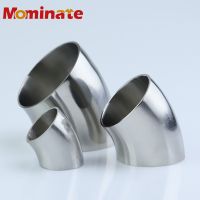 19mm 38mm 51mm 76mm OD Sanitary Butt Weld 45 Degree Elbow Bend Pipe SS304 stainless steel car exhaust pipe muffler welded pipe