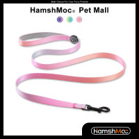 HamshMoc Ombre สายจูงสุนัขพร้อมเบาะนุ่มจับลูกสุนัขสายจูงสุนัขไนลอนสำหรับสุนัขขนาดเล็กและขนาดกลางขนาดใหญ่1