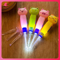 [?มาถึงใน 3 วัน] Creative luminescent ear spoon digging ear spoon ear pick with light adult children buckle ear spoon ear picking artifact ear picking