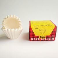 (155) Kalita Wave Paper Filter กระดาษกรอง ฟิลเตอร์ กาแฟ สีขาว (บรรจุ 50 แผ่น)