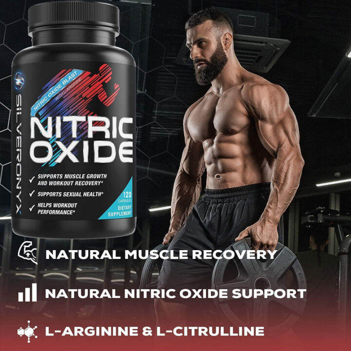 Nitric Oxide Supplement LArginine 3x Strength Citrulline Malate AAKG BetaAlanine Supports