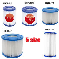 for BESTWAY I II III VI Universal Replacements for Pool Cleaning 5 Sizes Swimming Pool Equipment Type C Filter Pumps Cartridges