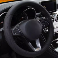 ปลอกหุ้มพวงมาลัยหุ้มพวงมาลัย(Steering wheel cover)ขนาด 38 ซม.พร้อมส่งที่ประเทศไทย ปลอกหุ้มพวงมาลัย เกรดพรีเมี่ยม