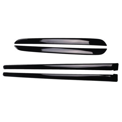 For Honda HRV HR-V Vezel 2021 2022 Glossy Black Inner Door Panels Strip Decoration Cover Trim