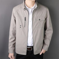 2021 Spring and Autumn Jacket Mens Jacket Slim Business coat Thin Casual Solid Color Top