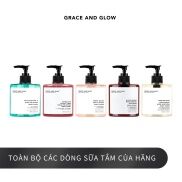 Sữa tắm trắng da dưỡng ẩm tẩy da chết Grace and Glow Black Opium