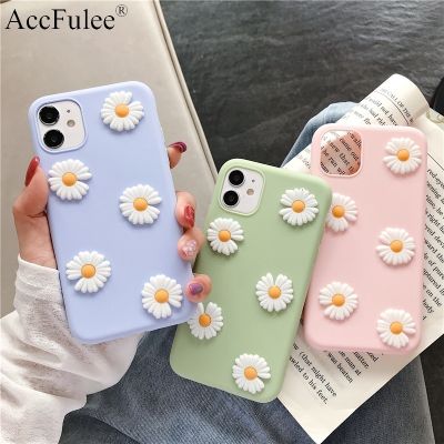 【CC】 Korea Little Daisies for S23 S22 Ultra S21 S20 S10 S9 S8 S7 S6 Soft