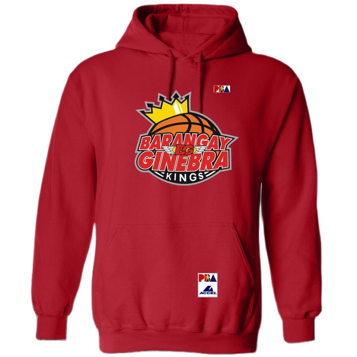 Barangay Ginebra Kings | Hoodie Jacket Red | DTF Print | MALL QUALITY ...