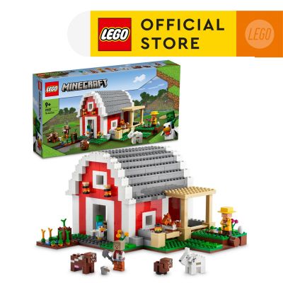 LEGO® Minecraft® 21187 The Red Barn Building Kit (799 Pieces)