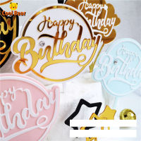 High Quality New Design Acrylic Topper Happy Birthday Cake Topper Party Decorations