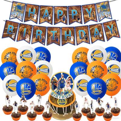GOLDEN STATE theme kids birthday party decorations banner cake topper balloons set supplies