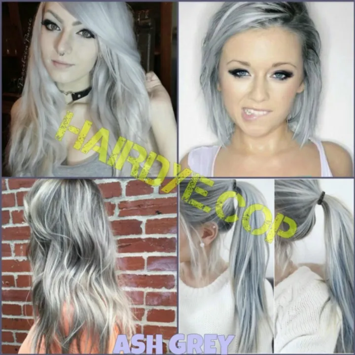 Ash Grey/Silver Blonde Hair Dye Color | Lazada Singapore