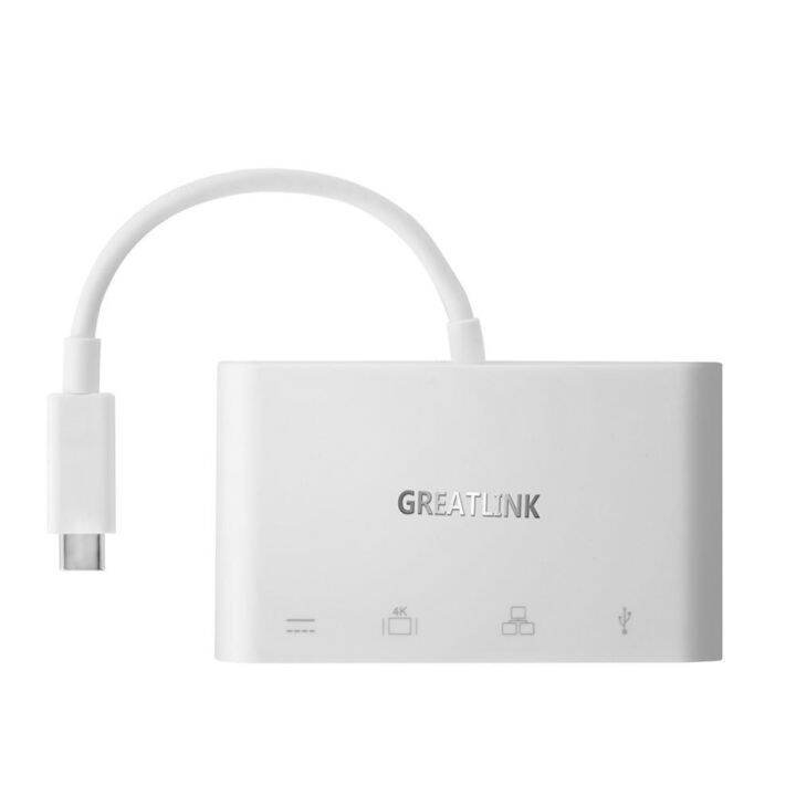 USB Type C To USB 3.0 Adapter Optical Cable HDMI 4K Splitter RJ45