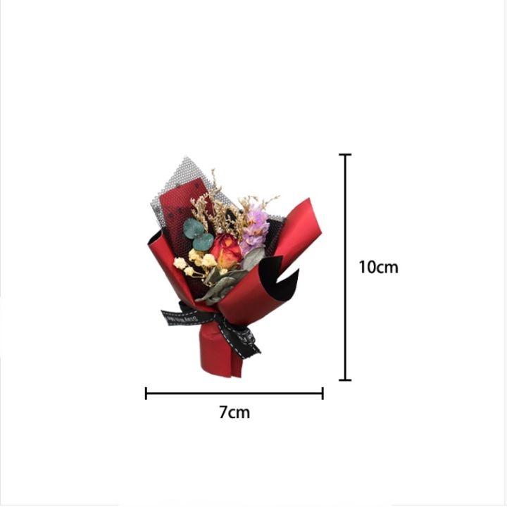three-dimensional-simulation-flower-dry-flower-bouquet-refrigerator-stick-magnet-message-stick-home-decor
