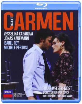 Bizet opera Carmen Kaufman kasanova moster Zurich Opera House Blu ray BD25G