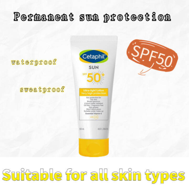 Cetaphil Sunblock SPF 118+ Light Gel (Face & Body) 118ml/sunscreen protection Lazada PH