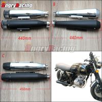 Retro Motorcycle Modified Stainless Steel Exhaust Pipe Tail Section For Harley Sportster XL 883 1200 GN CG CB YBR Triumph T100 Haberdashery