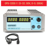 CPS-3205 160W 0-32V/0-5A,แหล่งจ่ายไฟ DC ขนาดกะทัดรัดแบบปรับได้ CPS-3205