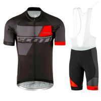 Outdoor breathable Quick dry short-sleeved set SCOTT Racing suit mountain bike jersey Bicycle Top Shirt cycling jersey for men