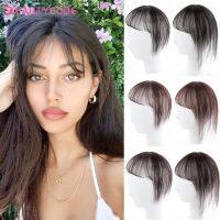 3D Air Bangs Hair Bangs Heat Resistant Hairpieces Hair Women Natural Short Fake Hair Bangs Hair Clips Thin Neat Air Bangs