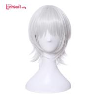 【DT】hot！ L-email wig Fate/Apocrypha Jack the Ripper Wig FGO 35cm Short with Bangs Resistant Synthetic Hair