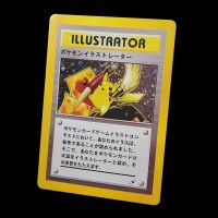 Pokemon Pikachu Illustrator DIY Flash Card Cards Game Pokemon Collection Cards Gift Kids Toys