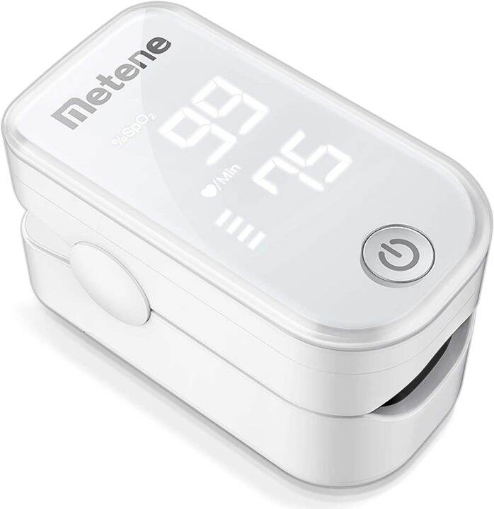 Metene Pulse Oximeter Fingertip, Blood Oxygen Saturation Monitor with Pulse Rate and Accurate