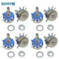 2pcs WH5-1A 10k 100K 47K 22K 4.7K 1M 470K 220K 470R 1K ohm 3-Terminals Round Shaft Rotary Taper Carbon Potentiometer