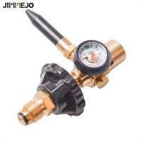 ❄♣℗ 1pc 145x135mm Pressure Reducer Brass Helium Latex Balloon Inflator Regulator With Pressure Gauge For G5/8 Tank Valves