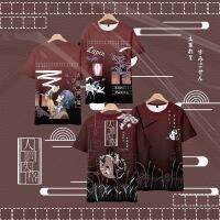 NEW Bangou Stray Dogs Merchandise Short Sleeve T-shirt Taizai Missing Land Animation T-shirt 2d Nakajima Tun Top