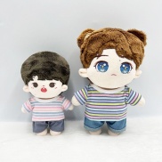 HOT 10cm 15cm Doll Clothes Hoodies Stripe T