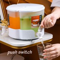 Refrigerator Cold Kettle With Faucet Lemonade Bottle Drinkware Kettle Drink Beverage Dispenser Household Cool Water Jug Bucket