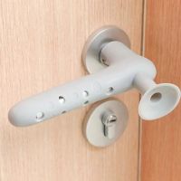 【cw】 Silicone Door Handle Stopper Anti collision Protection Doorknob Wall Mute Cup Hardware ！