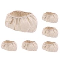 6 Pcs Oval Shape Bread Proofing Basket Cover Natural Rattan Baking Dough Sourdough Proofing Basket Cloth Liner