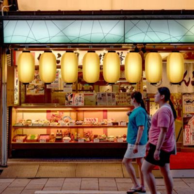 2x Japanese Sushi Lantern Japan Restaurant Bar Lantern Festival Hanging Supplies