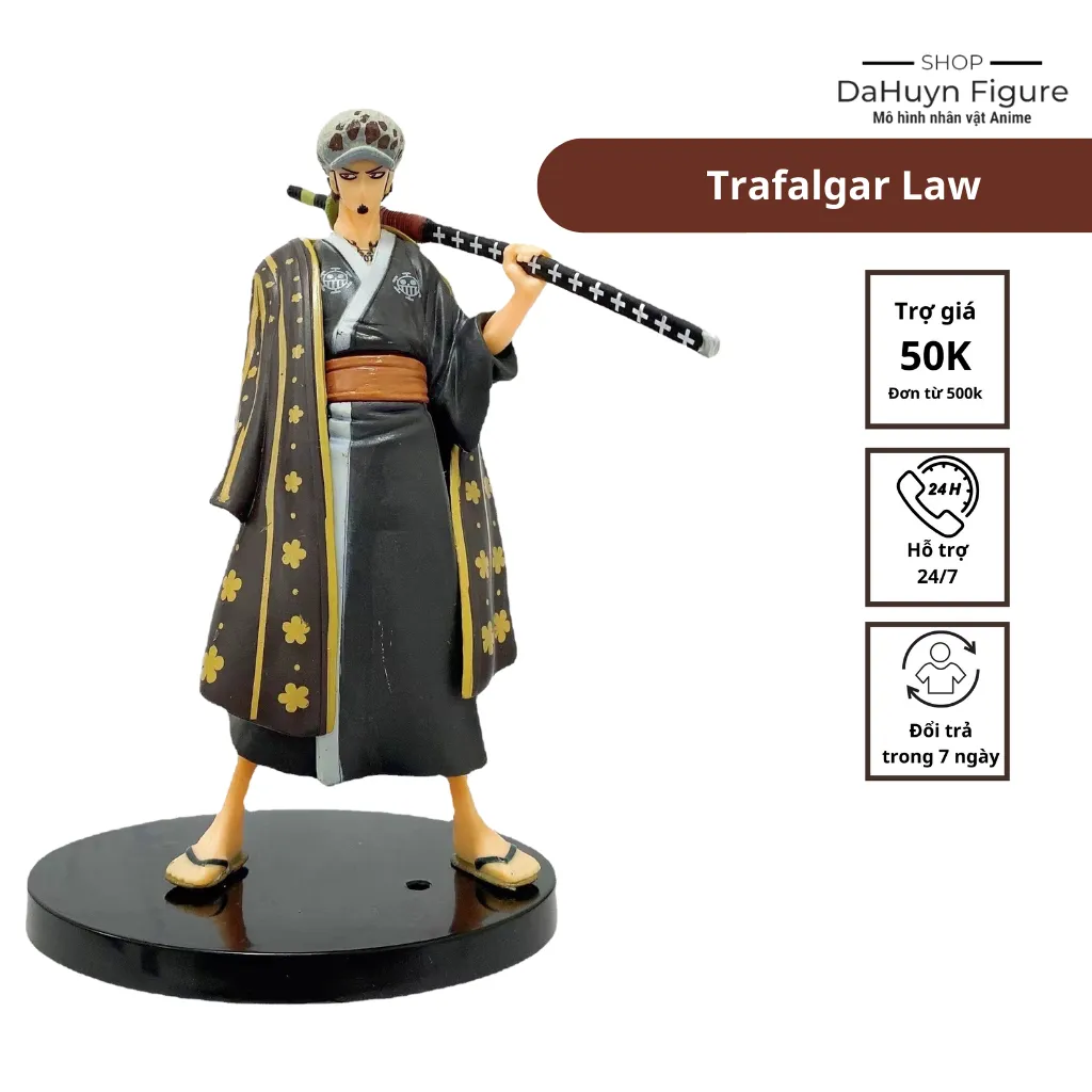 Mô hình One Piece Trafalgar Law ở Wano quốc, shop DaHuyn Figure mô ...