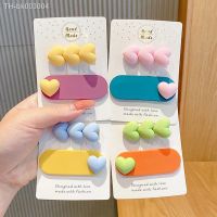 ™◐┇ Candy Color Heart Hair Clip Children Bow Cute Girls Barrettes Headwear Baby Girls Hairpin Hair Accessories