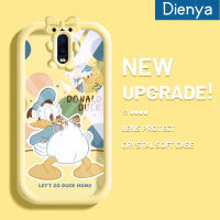 เคส Dienya สำหรับ OPPO เคส R17รูปโบว์ลายเป็ดการ์ตูนเคสนิ่มกันกระแทกทนต่อการขีดข่วนเคสโทรศัพท์โปร่งใสฝาครอบป้องกันซิลิกาเจลเลนส์กล้องถ่ายรูป