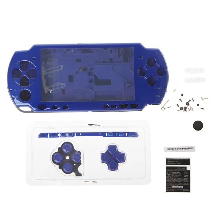 Replacement Full Housing Shell Case With Button Kit For Sony PSP 2000 ...