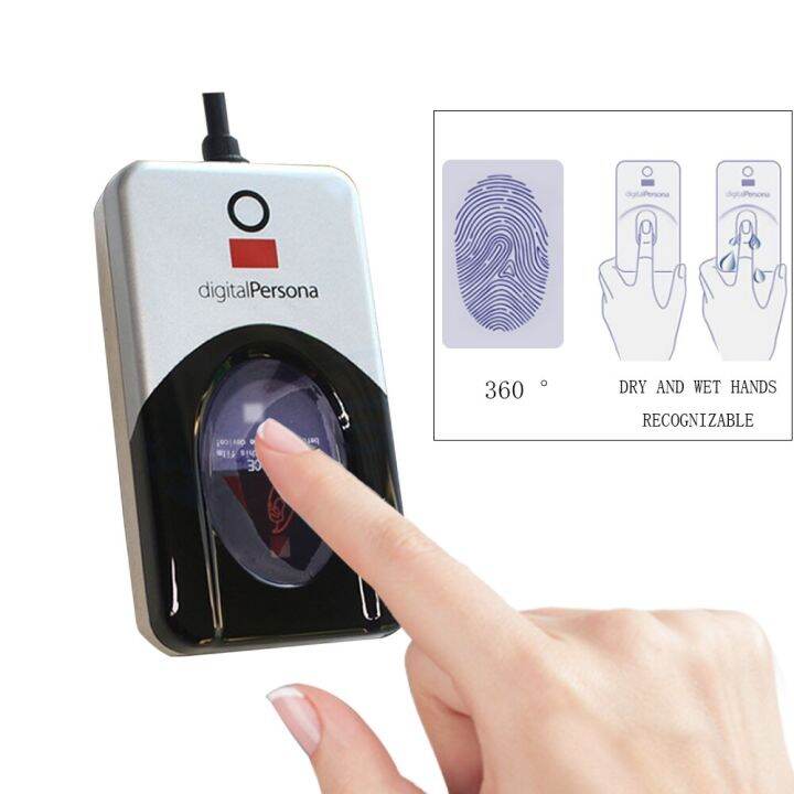 Digital Persona USB Biometric Fingerprint Scanner Fingerprint Reader URU5000 URU4500+Free SDK