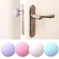 【CW】 Rubber Door Stopper Wall Protector Doorknob Shock Rails Silent Rear Mute Shockproof