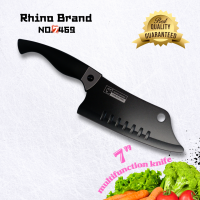 มีดทำครัว มีดเคลือบเทปล่อน Rhino brand No.7469 Multifunction knife excellent quality ขนาดใบมีดยาว 7 นิ้ว สินค้าคุณภาพ