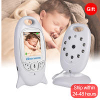 วิดีโอ Wireless Baby Monitor 2.0นิ้วกล้องรักษาความปลอดภัยสี2 Way Talk Night Vision IR LED การตรวจสอบอุณหภูมิ8 Lullaby