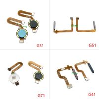 10pcs สําหรับ Motorola Moto G31 G41 G51 G71 G60S เซ็นเซอร์ลายนิ้วมือ Return Key Home Button Flex Cable