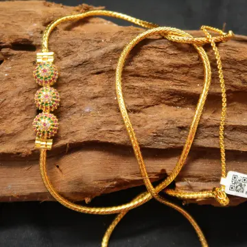 Gold plated thali chain on sale online